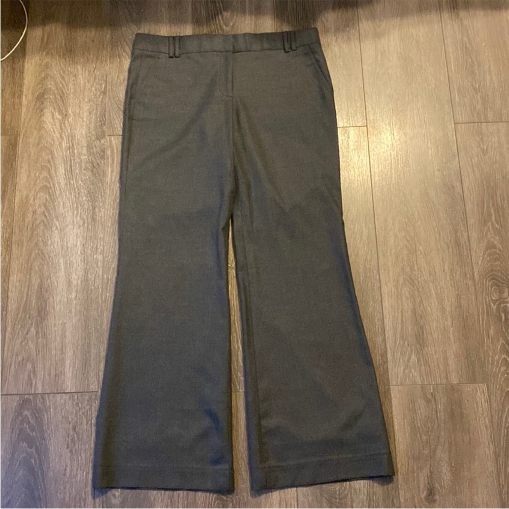 J. CREW♨️Grey Tall Wool Blend Lined Trousers